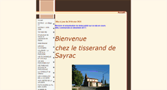 Desktop Screenshot of letisserand-de-sayrac.com